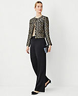 The Petite Side Zip Wide Leg Pant in Satin carousel Product Image 3