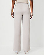 The Petite Side Zip Wide Leg Pant in Satin carousel Product Image 2