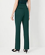 The Pintucked High Rise Straight Pant in Double Knit carousel Product Image 2