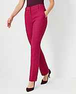 The Petite Sophia Straight Pant in Houndstooth carousel Product Image 1
