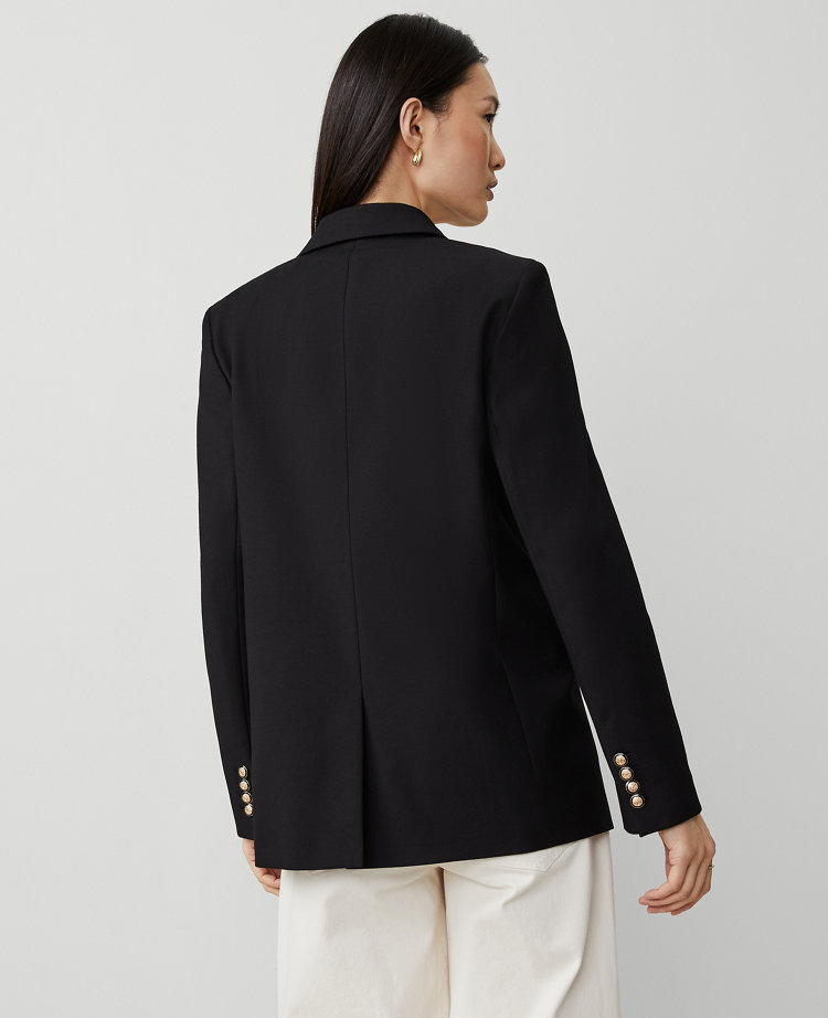 The Longline Blazer in Bi-Stretch Twill