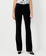 The Petite Mid Rise Boot Pant in Velvet carousel Product Image 1