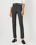 The Petite Audrey Pant in Check carousel Product Image 1