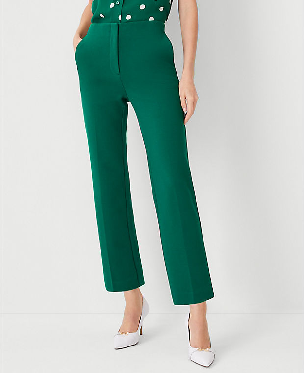 The High Rise Pencil Pant in Pique