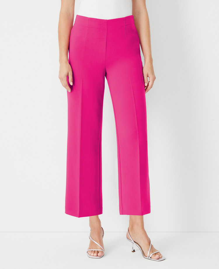 TAYLOR Wide-leg Palazzo Pants In Hot Pink – BrunnaCo