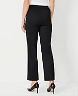 The Petite High Rise Side Zip Flare Ankle Pant in Sateen carousel Product Image 2