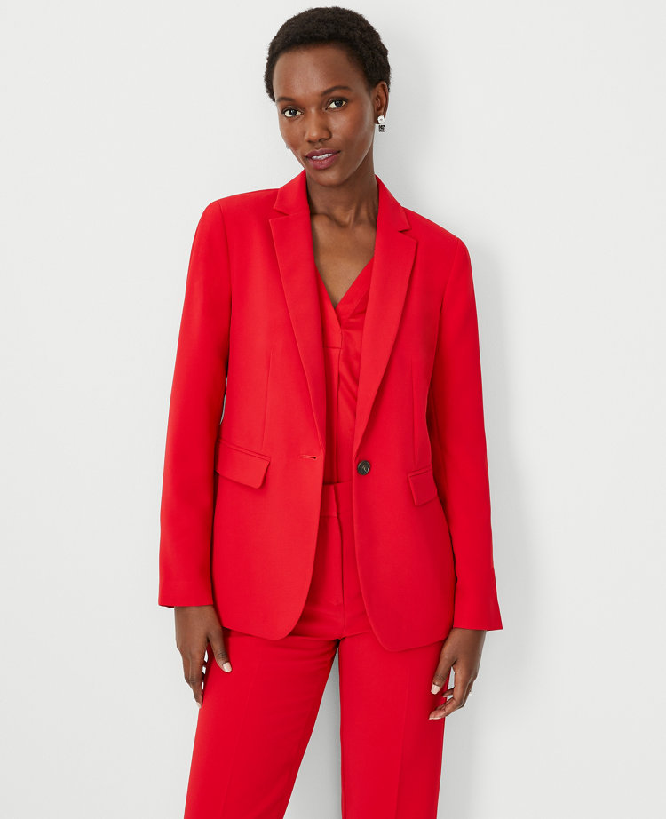 Petite on sale red blazer