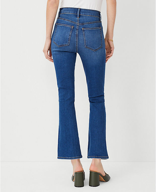 High Rise Boot Crop Jeans in Luxe Medium Wash