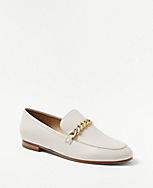 Chain Leather Loafers carousel Product Image 1