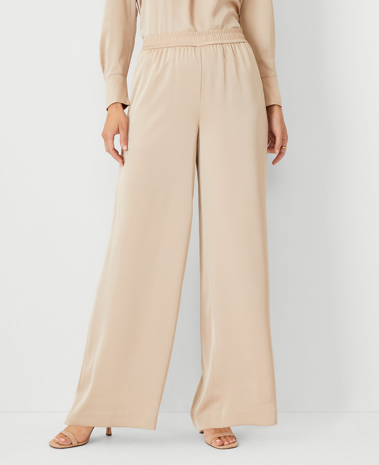 Tailored Wide Leg Pants