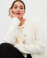Braided Trim Sweater Jacket carousel Product Image 4