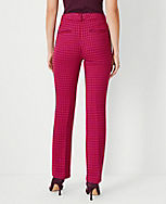 The Sophia Straight Pant in Houndstooth - Curvy Fit carousel Product Image 2