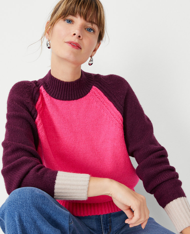 Womens on sale colorblock sweater