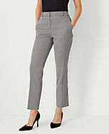 The Petite Mid Rise Eva Ankle Pant in Houndstooth - Curvy Fit carousel Product Image 1