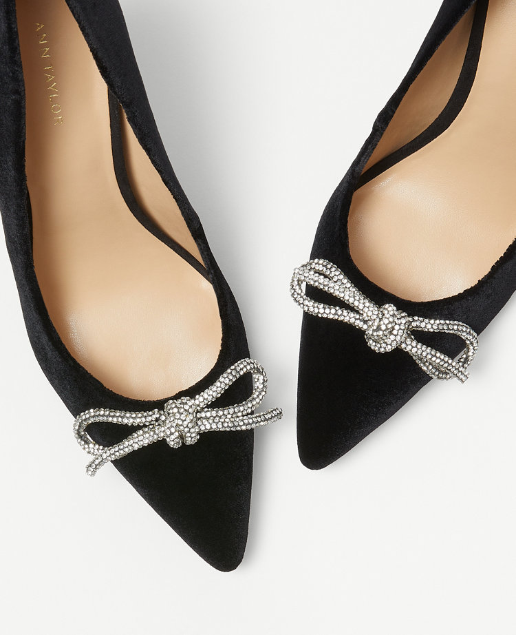 Ann taylor bow store heels