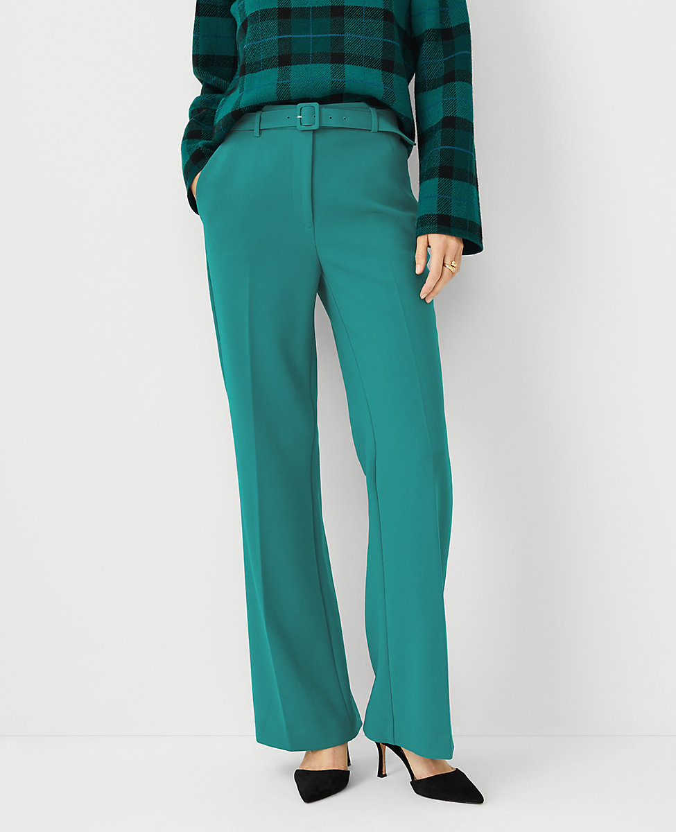 The Petite Belted Boot Pant