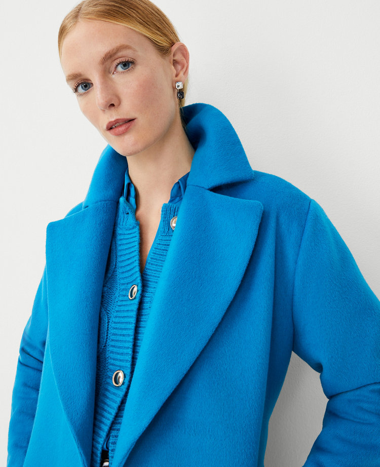 Petite wool cashmere clearance coat