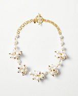 Pearlized Cluster Necklace carousel Product Image 1