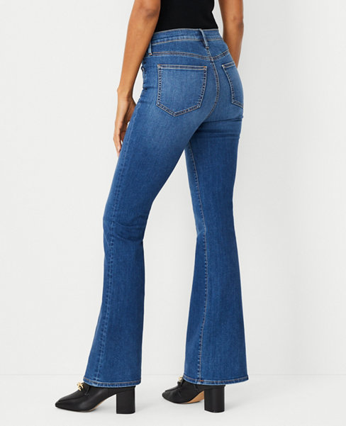 Tall Mid Rise Boot Jeans in Bright Mid Indigo Wash
