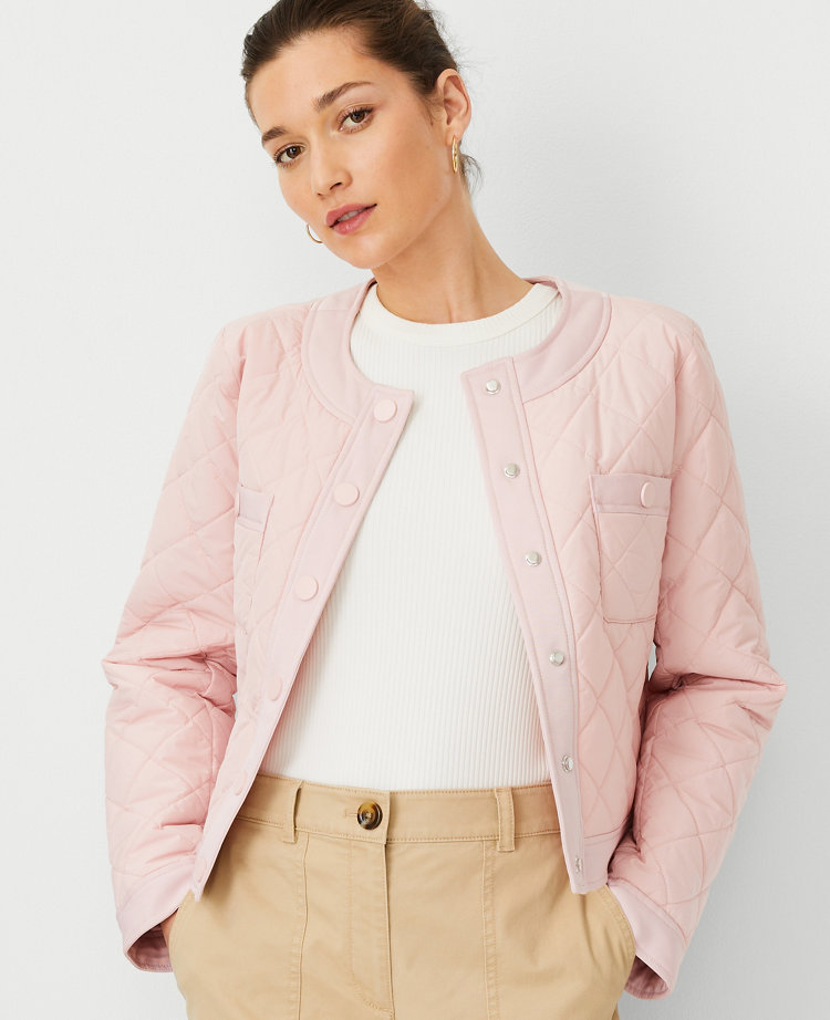 Ann taylor outlet pink jacket