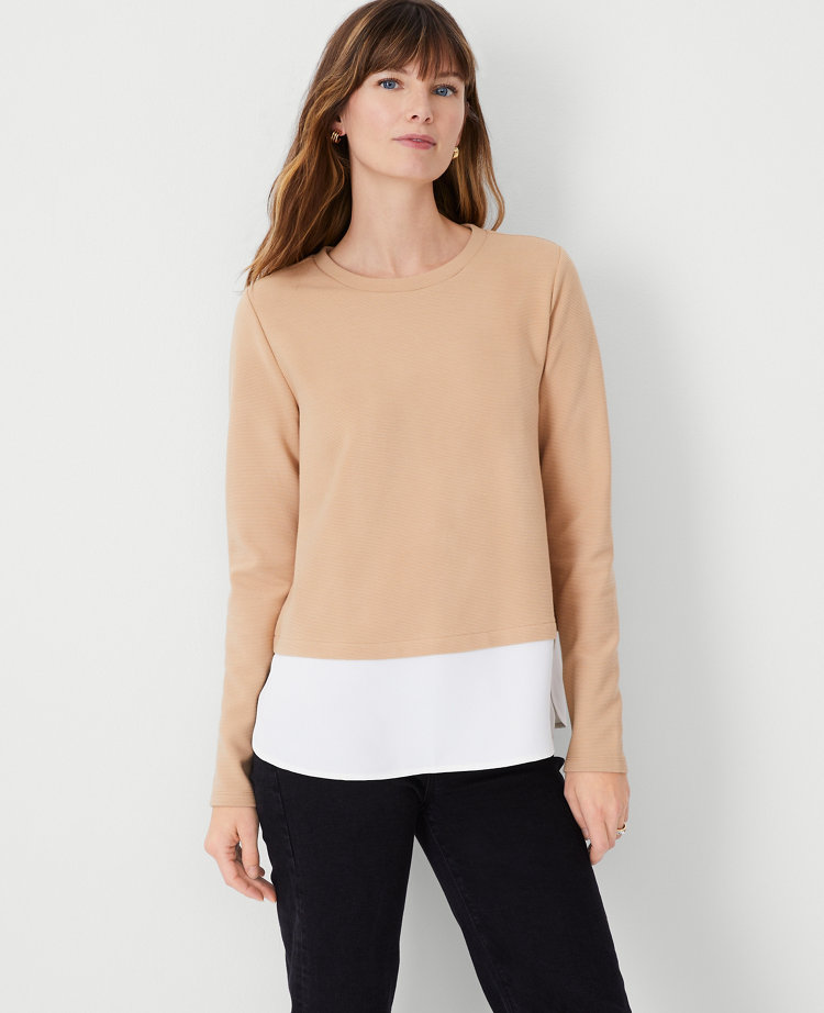 Layered Mixed Media Top