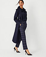 The Petite Eva Ankle Pant in Plaid carousel Product Image 1