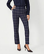 The Petite Eva Ankle Pant in Plaid carousel Product Image 2