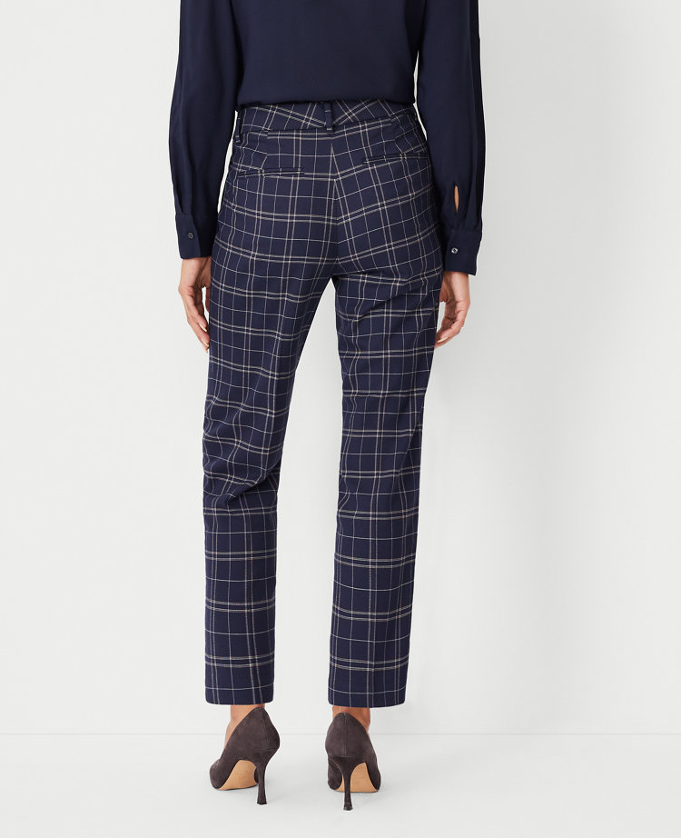 The Petite Eva Ankle Pant in Plaid