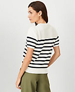 AT Weekend Striped Chunky Wedge Sweater Tee carousel Product Image 2