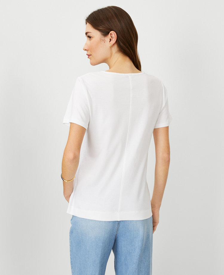 Ann Taylor white ruffle sleeveless top organic ... Large ,,, main image 0
