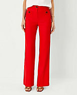 The High Rise Patch Pocket Boot Pant in Linen Blend carousel Product Image 3