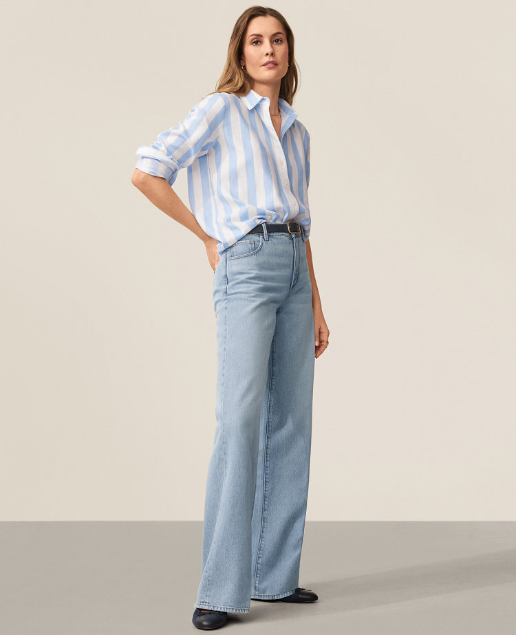 Weekend Striped  Relaxed Shirt