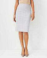 The Pencil Skirt in Plaid carousel Product Image 2