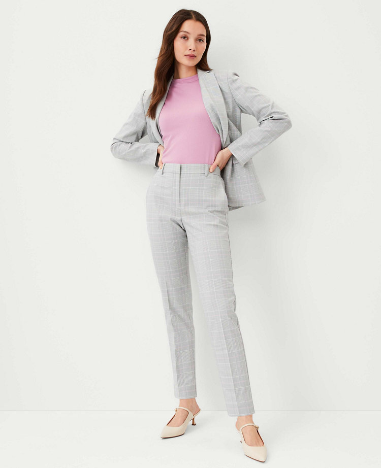 High-Rise Slim Wide-Leg Pant