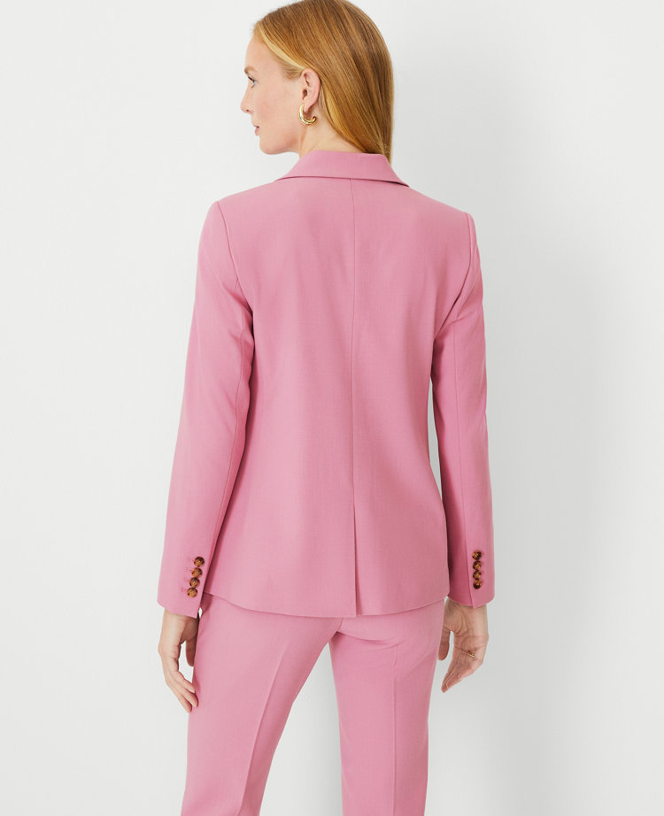 The One Button Blazer in Bi-Stretch