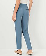 The High Rise Side Zip Ankle Pant in Fluid Crepe carousel Product Image 3