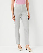 The High Rise Ankle Pant in Plaid - Curvy Fit carousel Product Image 1