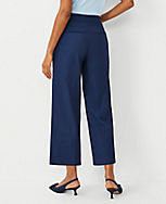 The Kate Wide Leg Crop Pant in Polished Denim carousel Product Image 3