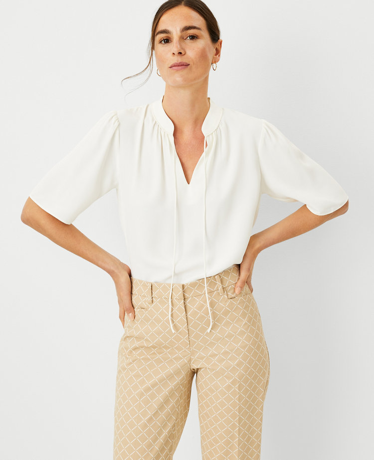 Stand Collar Shirts | Ann Taylor