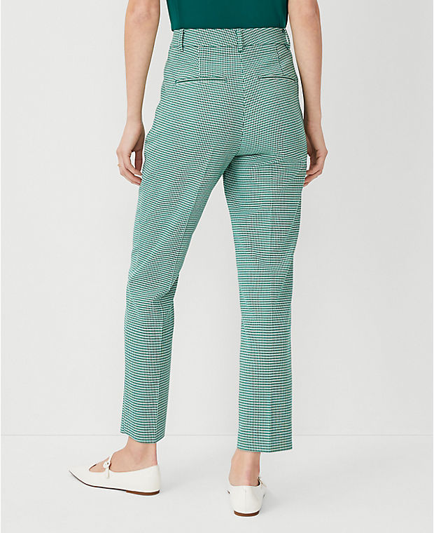 The High Rise Eva Ankle Pant in Houndstooth