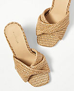 Knotted Wedge Sandals carousel Product Image 2