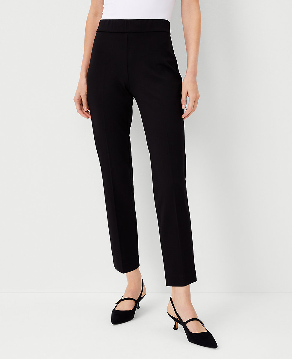 The Mid Rise Eva Easy Ankle Pant in Twill