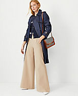 The Petite Sailor Palazzo Pant in Twill carousel Product Image 1