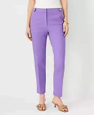 The Button Tab High Rise Eva Ankle Pant carousel Product Image 1