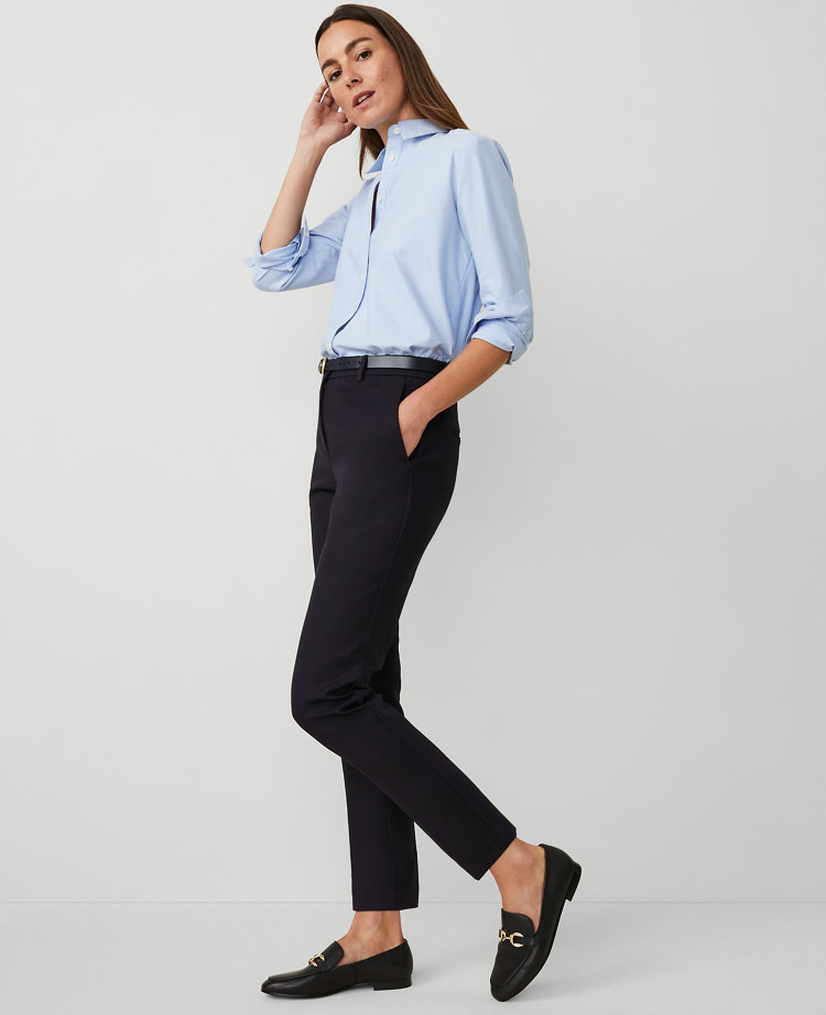 The Petite High Rise Eva Ankle Pant