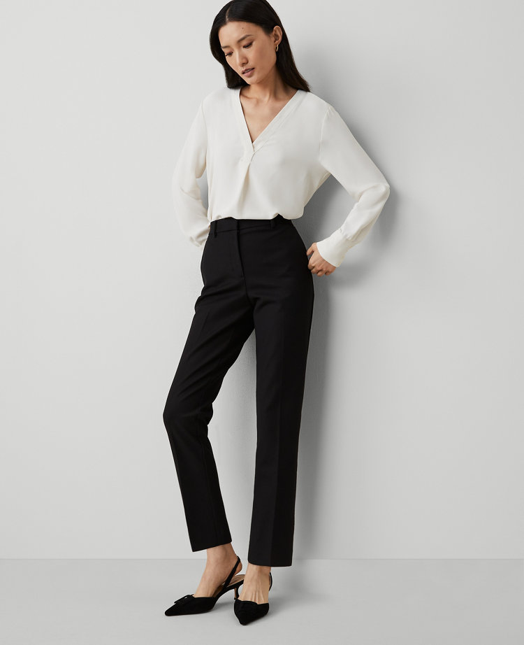 The Petite High Rise Eva Ankle Pant