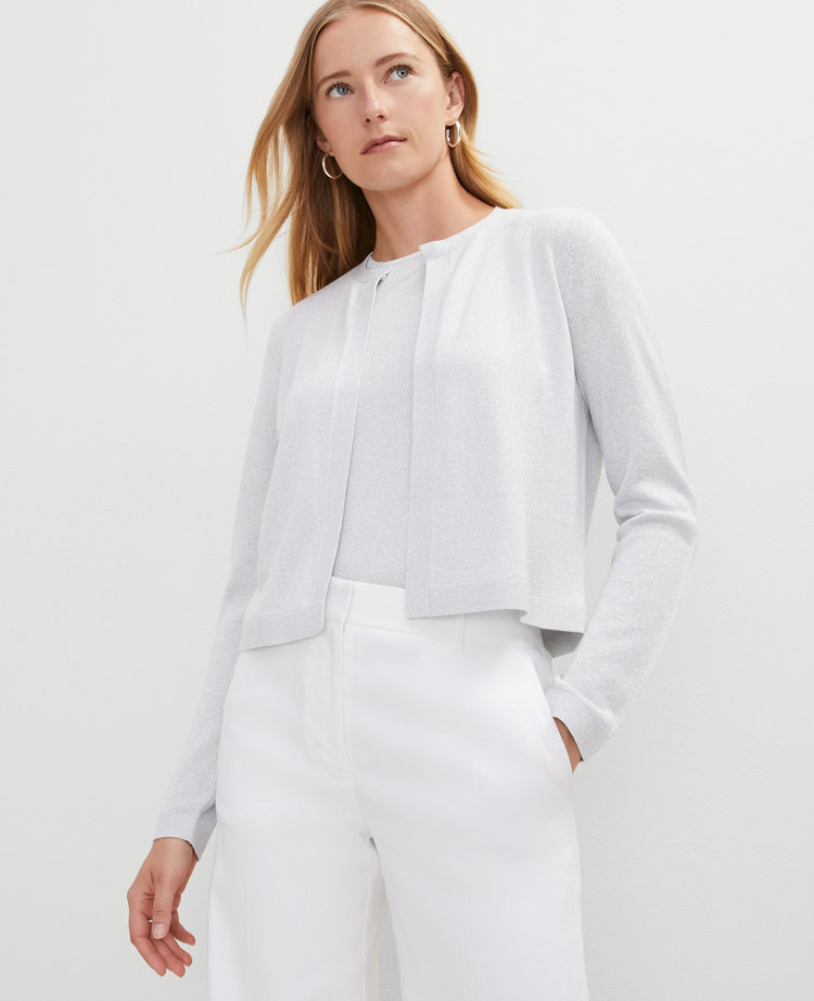 Shimmer Open Cardigan