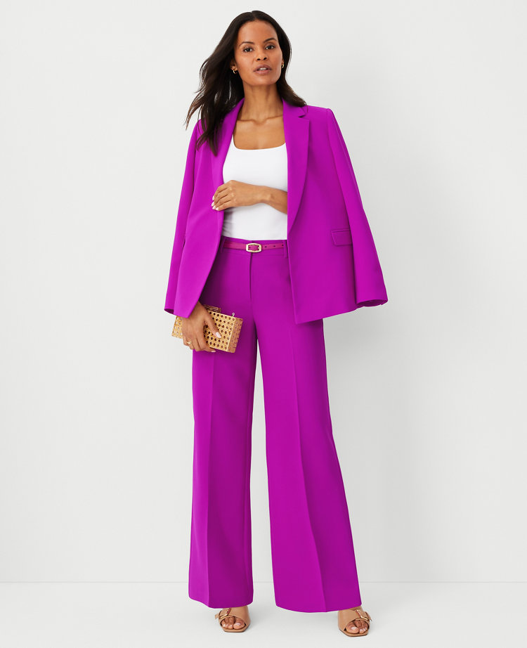 The Wide Leg Pant in Crepe