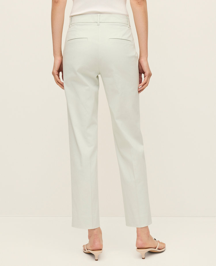 The Tall Cotton Crop Pant - Pale Aqua