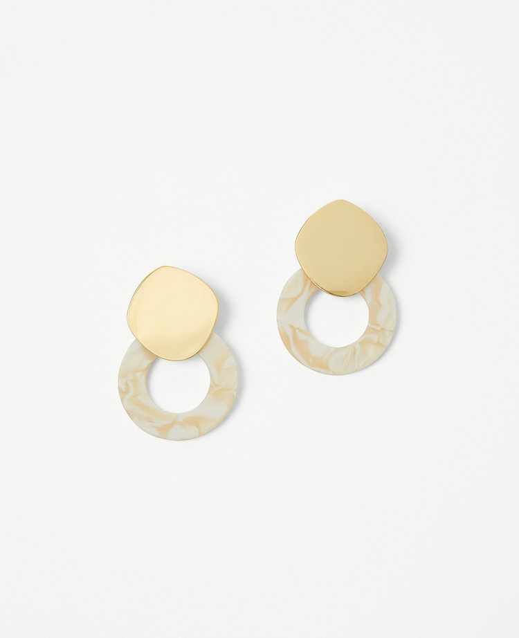 Acetate Loop Drop Earrings